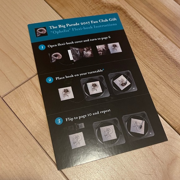 THE LUMINEERS - Ophelia - Big Parade 2017 Fan Club Gift - Flexi-book - Picture 7 of 7